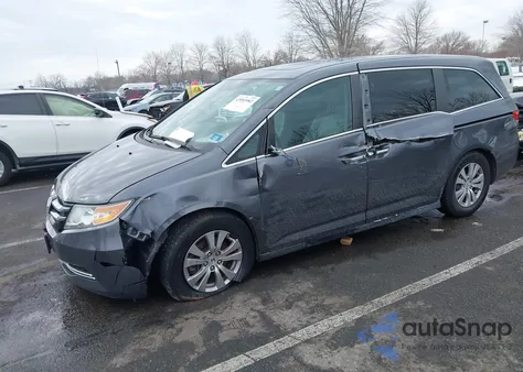 2016 Honda Odyssey Ex-L from USA, damaged, VIN 5FNRL5H65GB123227
